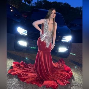 Red prom dress